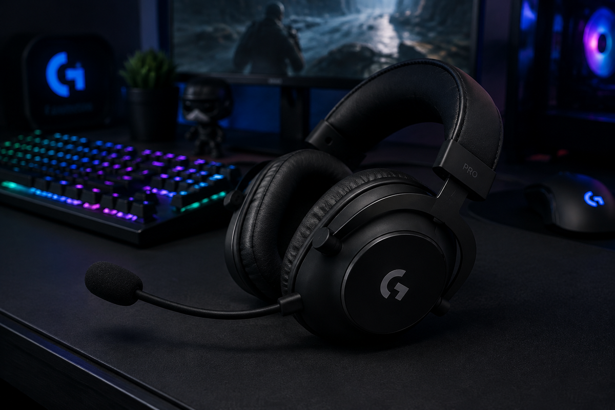 Logitech G PRO Gaming Headset - setup gamingowy